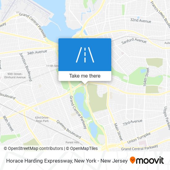 Mapa de Horace Harding Expressway