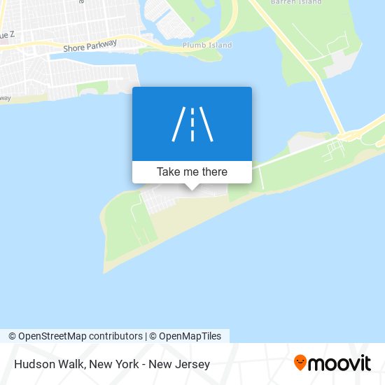 Hudson Walk map