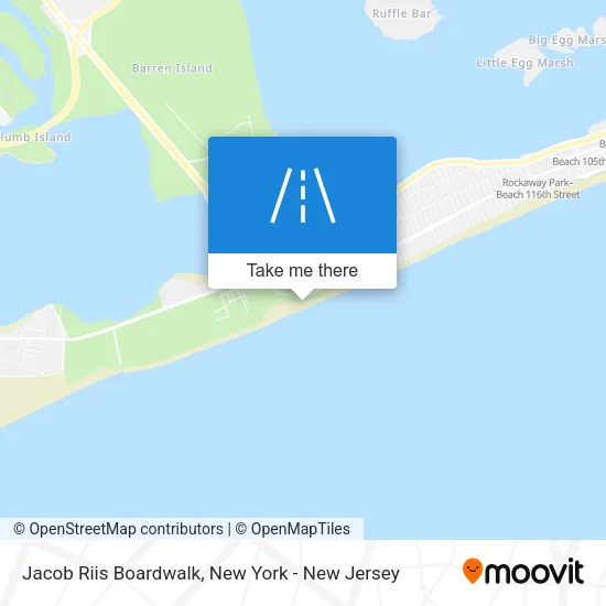 Jacob Riis Boardwalk map