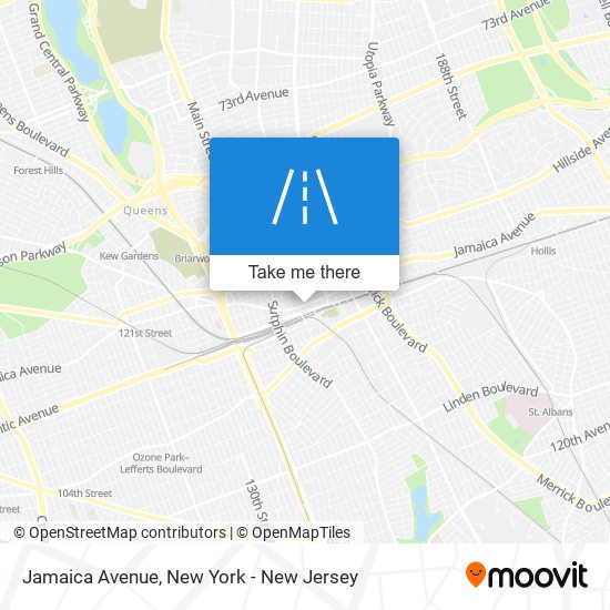 Mapa de Jamaica Avenue