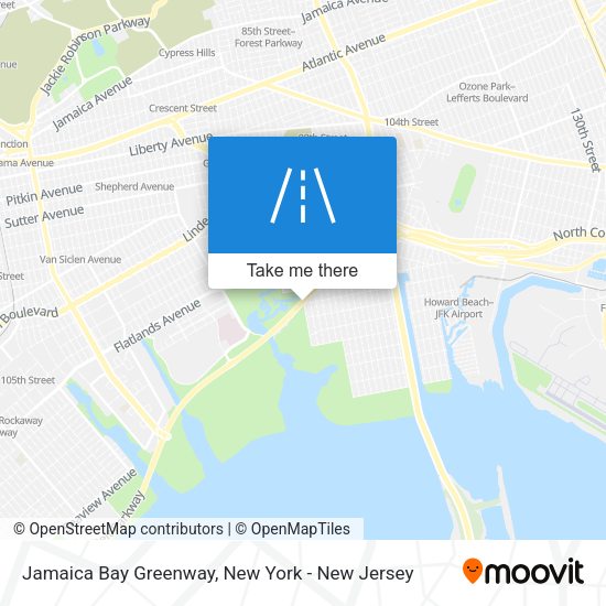 Jamaica Bay Greenway map