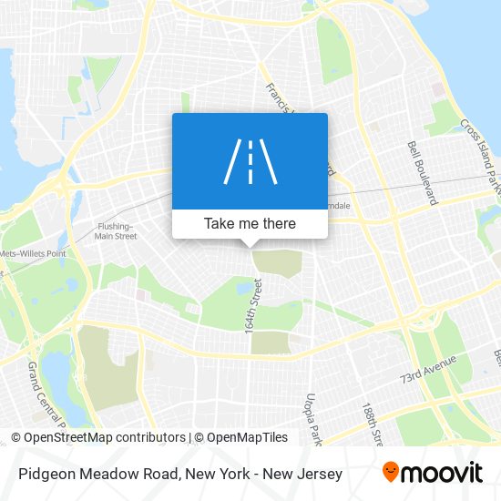 Pidgeon Meadow Road map