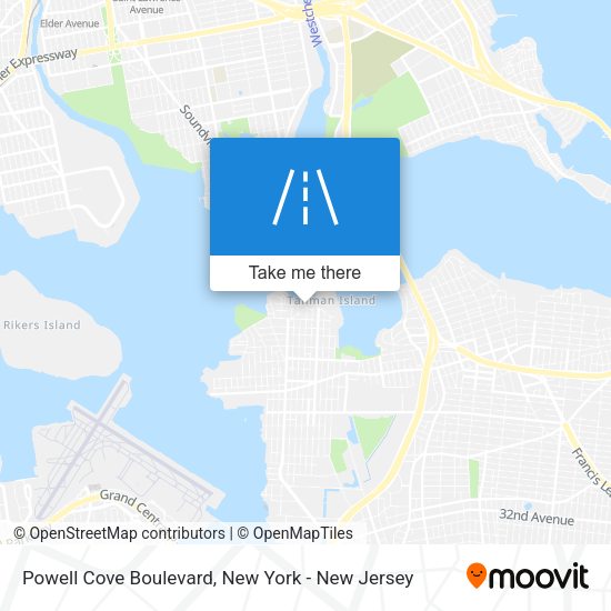 Mapa de Powell Cove Boulevard