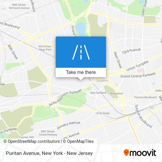 Mapa de Puritan Avenue