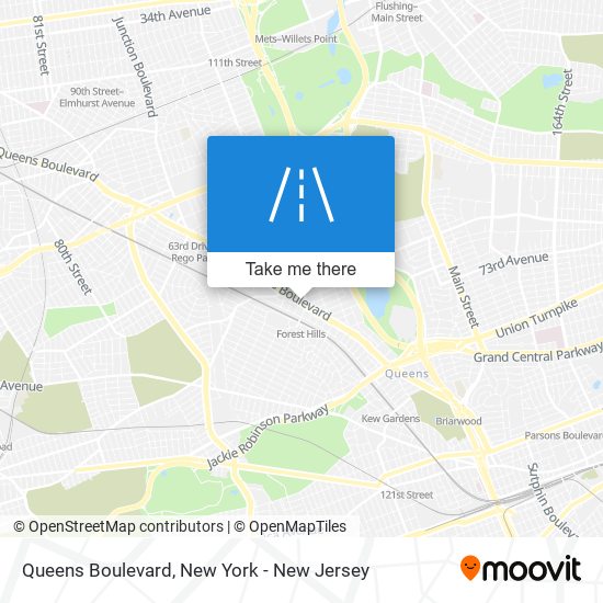 Mapa de Queens Boulevard