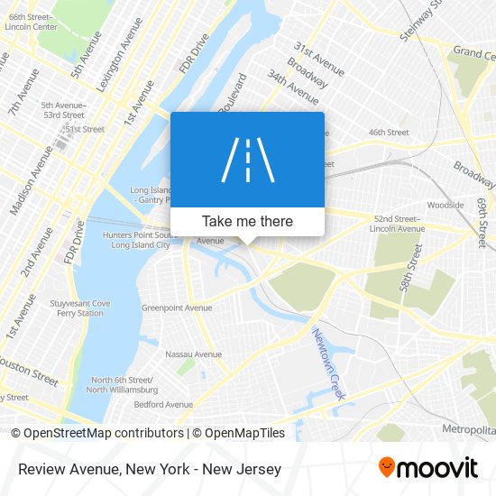Review Avenue map