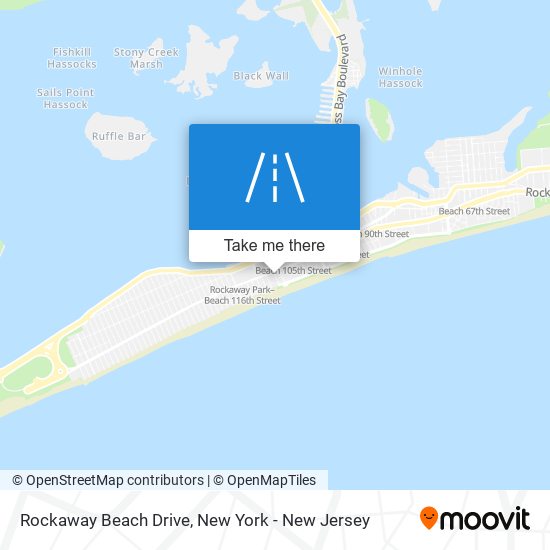 Rockaway Beach Drive map