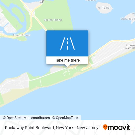 Mapa de Rockaway Point Boulevard