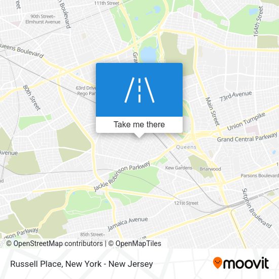 Mapa de Russell Place