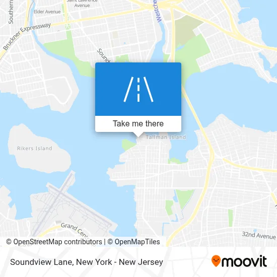 Soundview Lane map