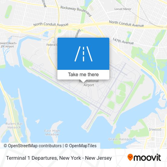 Mapa de Terminal 1 Departures