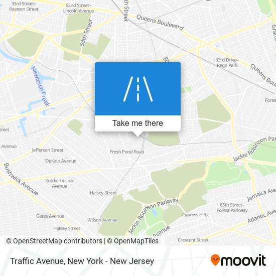 Traffic Avenue map