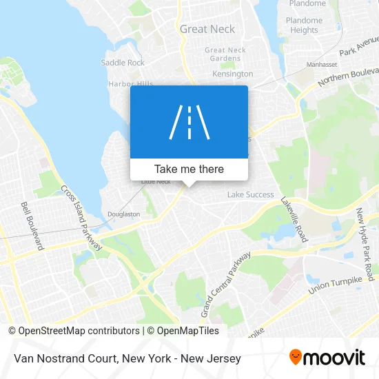 Mapa de Van Nostrand Court