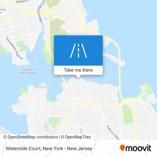 Mapa de Waterside Court