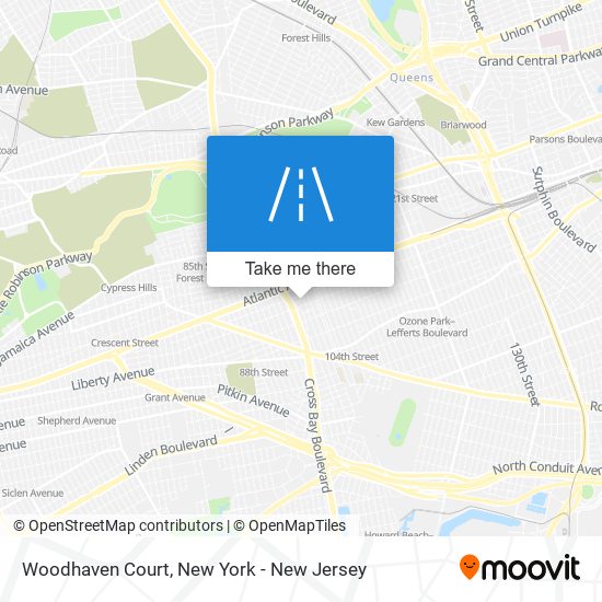 Woodhaven Court map