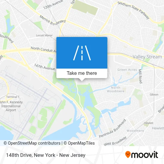 148th Drive map