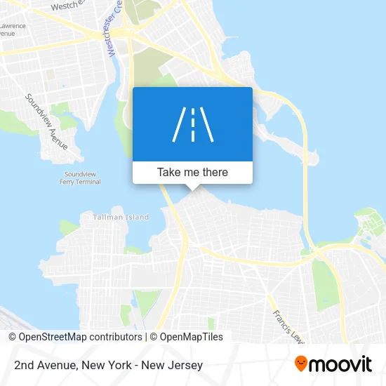 2nd Avenue map