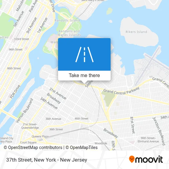 37th Street map