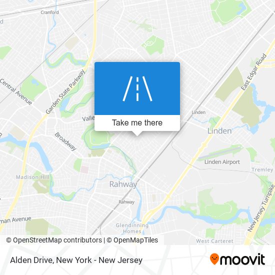 Alden Drive map