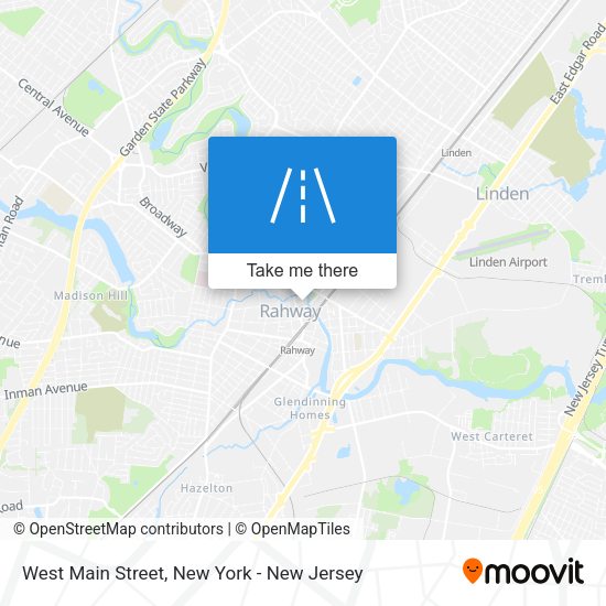 Mapa de West Main Street