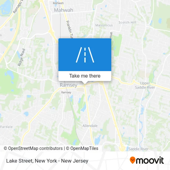 Lake Street map