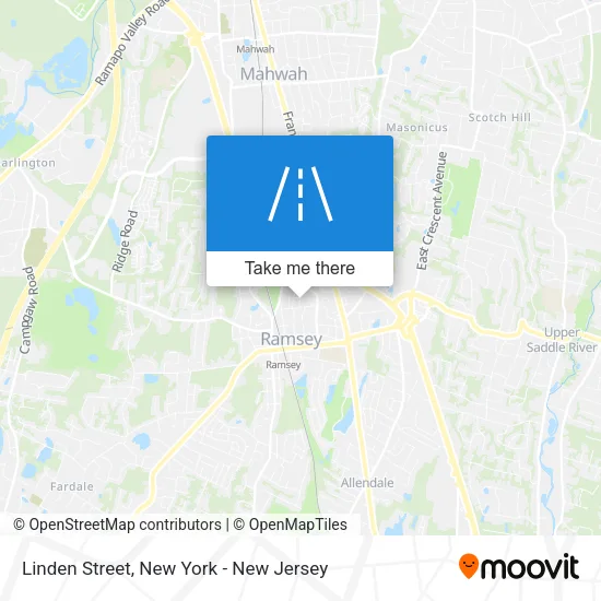 Linden Street map
