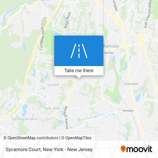Mapa de Sycamore Court
