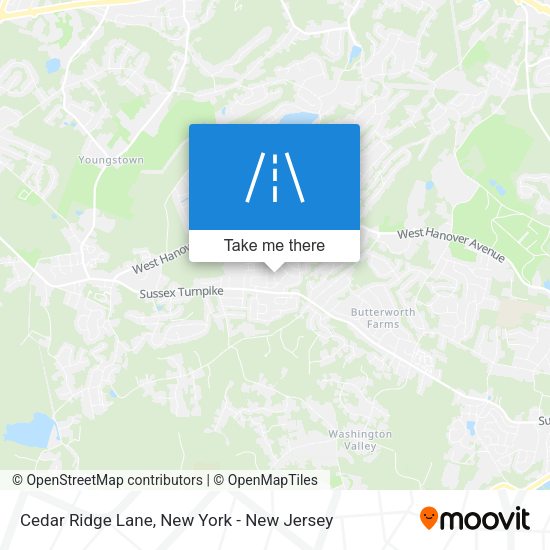 Mapa de Cedar Ridge Lane
