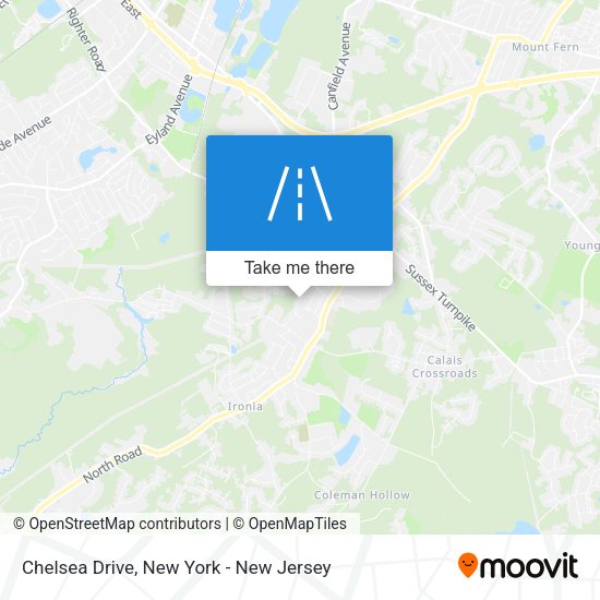 Chelsea Drive map