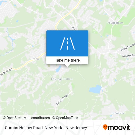 Mapa de Combs Hollow Road