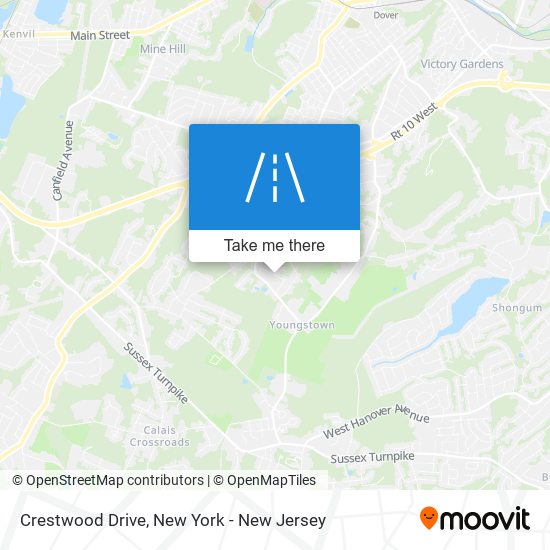 Mapa de Crestwood Drive