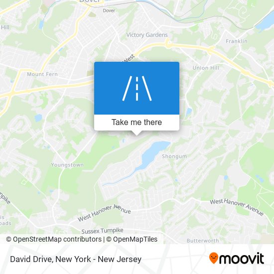 David Drive map