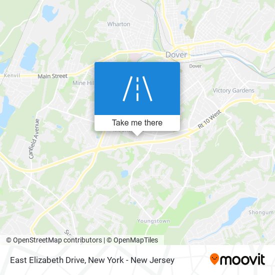 Mapa de East Elizabeth Drive