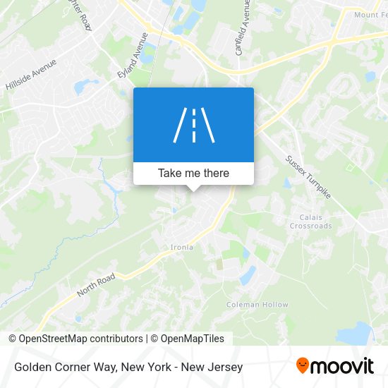 Mapa de Golden Corner Way