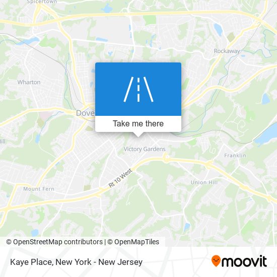 Kaye Place map