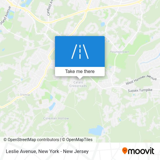 Mapa de Leslie Avenue
