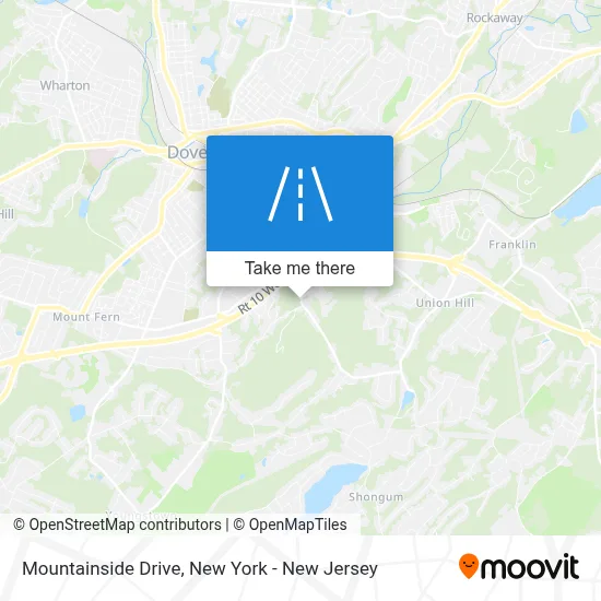 Mountainside Drive map