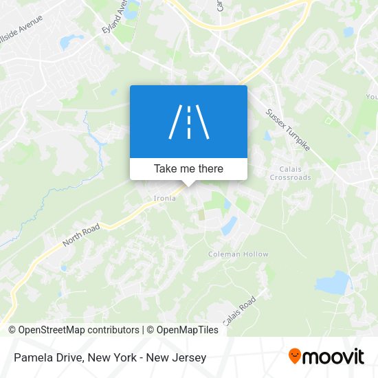 Mapa de Pamela Drive