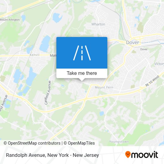 Mapa de Randolph Avenue