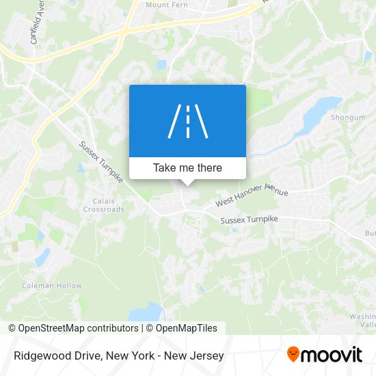 Ridgewood Drive map