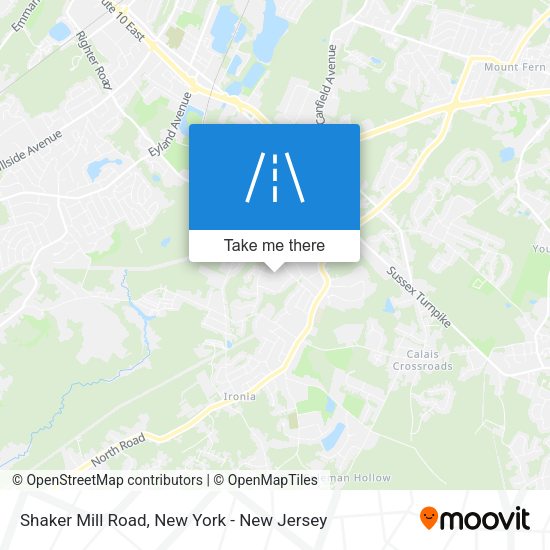 Shaker Mill Road map