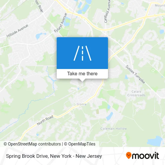 Spring Brook Drive map