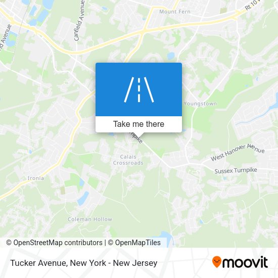 Tucker Avenue map