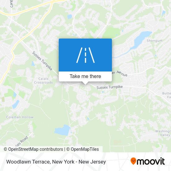 Woodlawn Terrace map