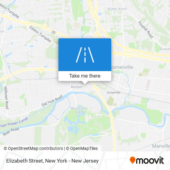 Mapa de Elizabeth Street