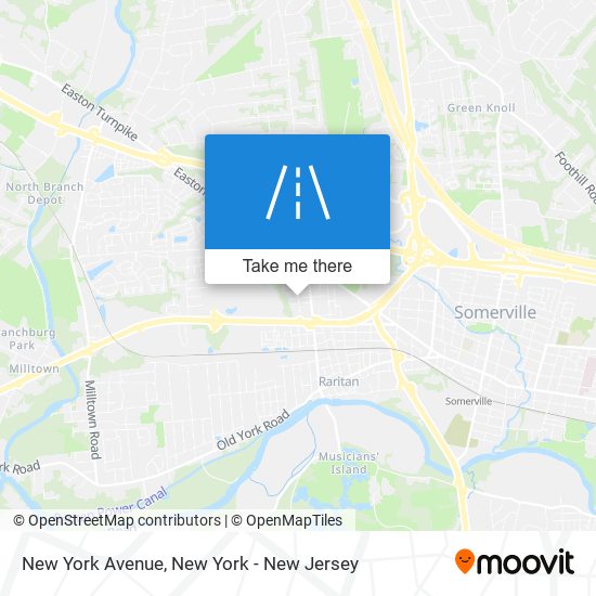 Mapa de New York Avenue