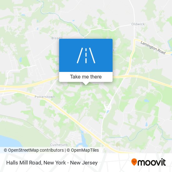 Mapa de Halls Mill Road