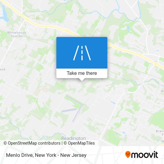 Menlo Drive map