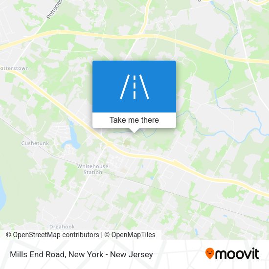 Mapa de Mills End Road