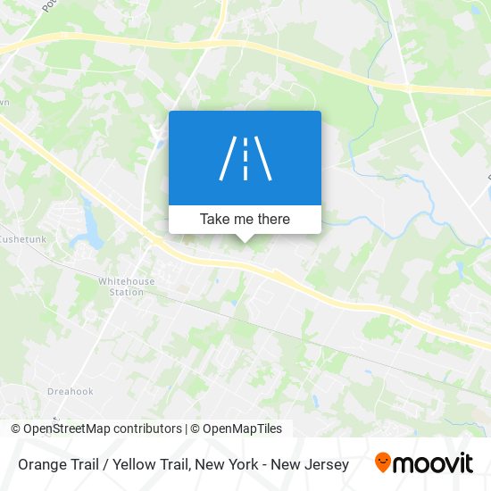 Orange Trail / Yellow Trail map